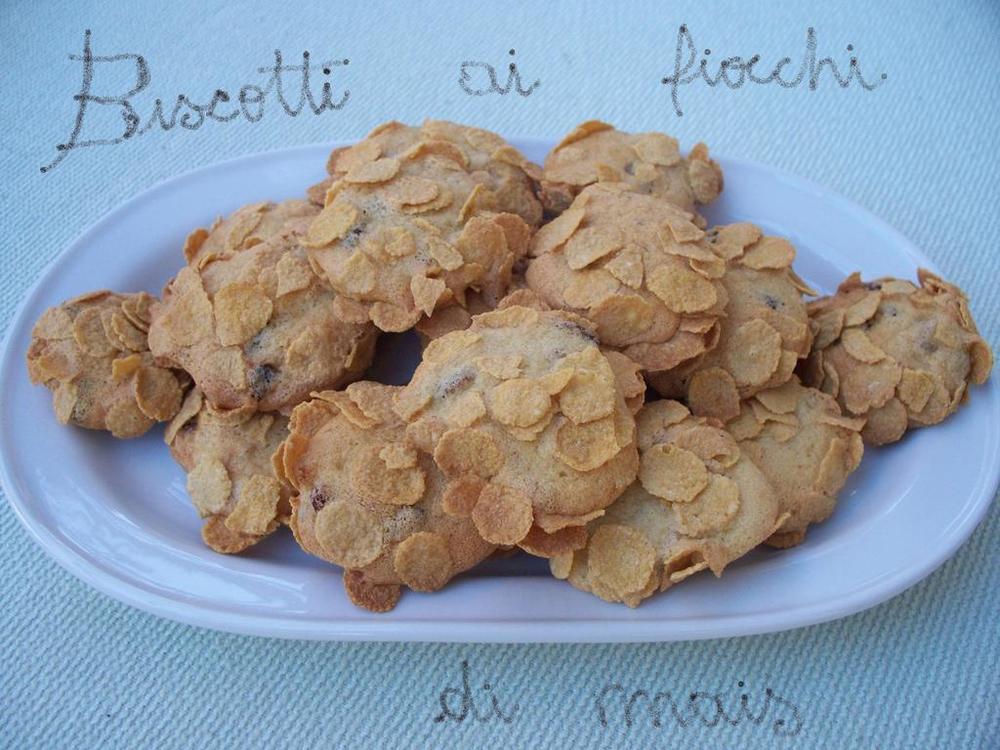 Biscotti ai fiocchi di mais de Grazia Provinciali - Recipefy