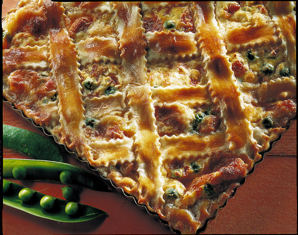 Torta salata di piselli e gorgonzola of Daniele - Recipefy