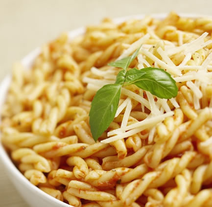 Gemelli with Spicy Marinara Sauce de J Marie - Recipefy