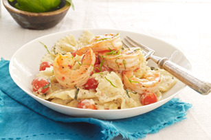 Creamy Tomato Basil Pasta with Shrimp of Shel - Recipefy