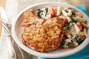 Caesar Pork Chops and Pasta di Shel - Recipefy
