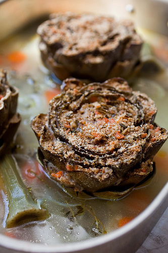 Stuffed Artichokes of TJ Koger - Recipefy