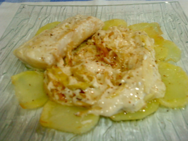 BACALAO,PUERROS Y NATA di Carlos Ramirez Pla - Recipefy