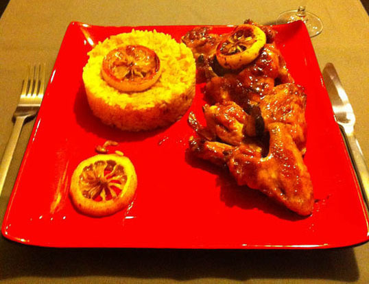 Poulet caramélisé au gingembre & citron de Tyra - Recipefy