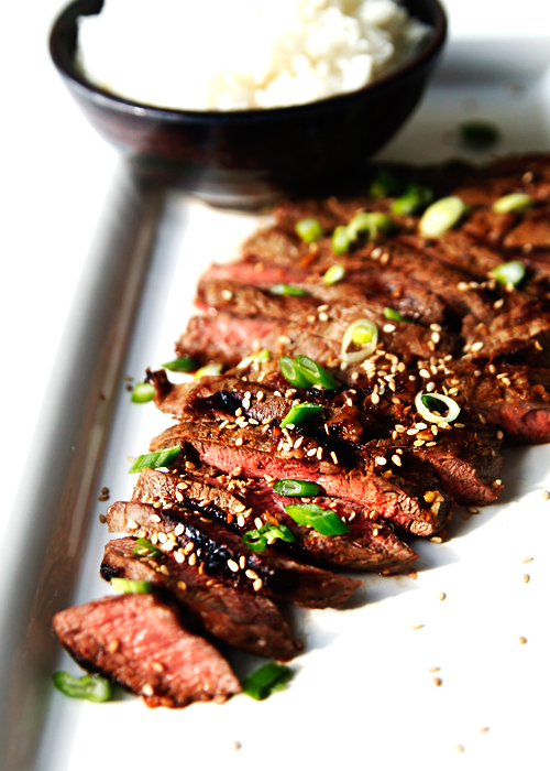 Asian Inspired Flat Iron Steak di Kristen Byers - Recipefy