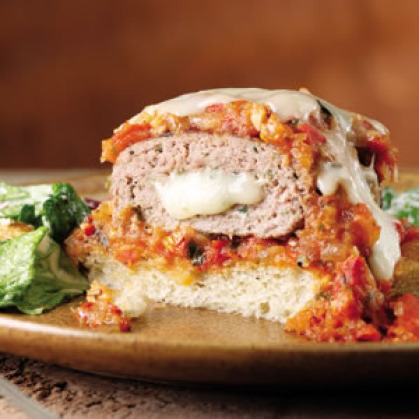 Mozzarella Stuffed Turkey Burgers of Tiffany Phillips - Recipefy