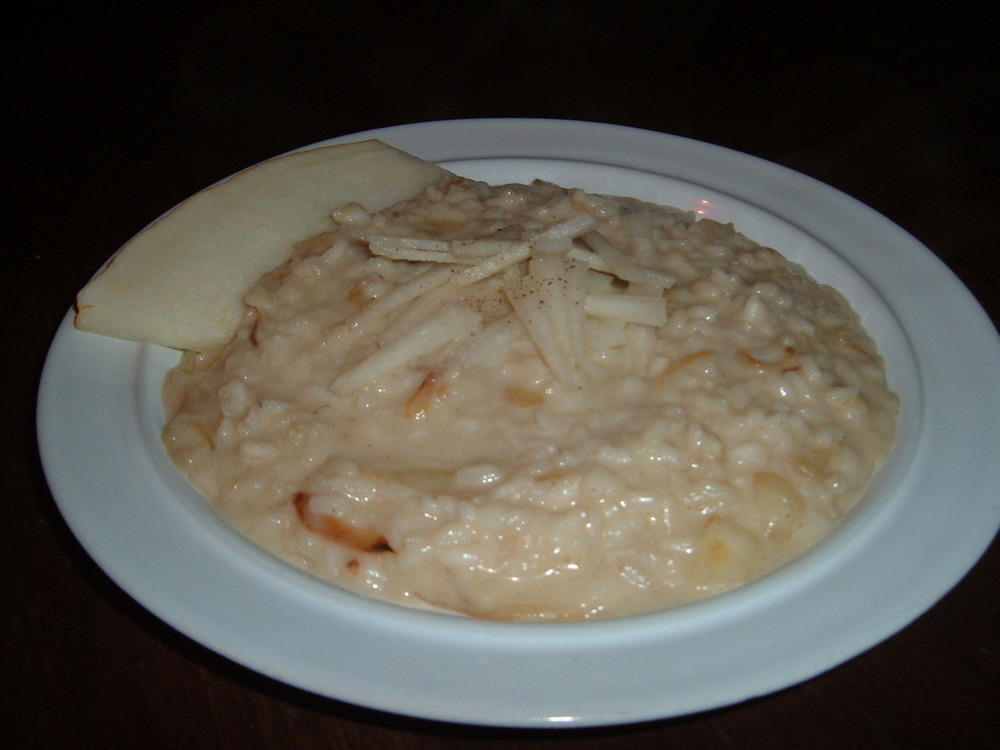 Risotto al melone e taleggio of Enrico Finocchiaro - Recipefy