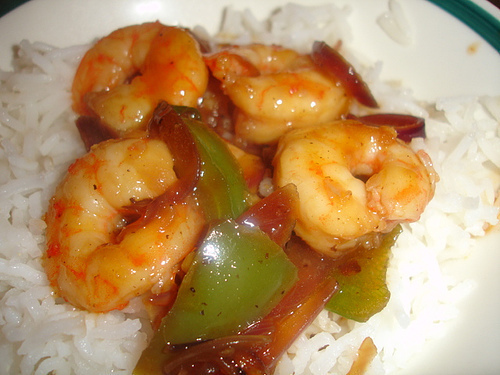 Garlic, ginger and chilli prawns de debsxx - Recipefy