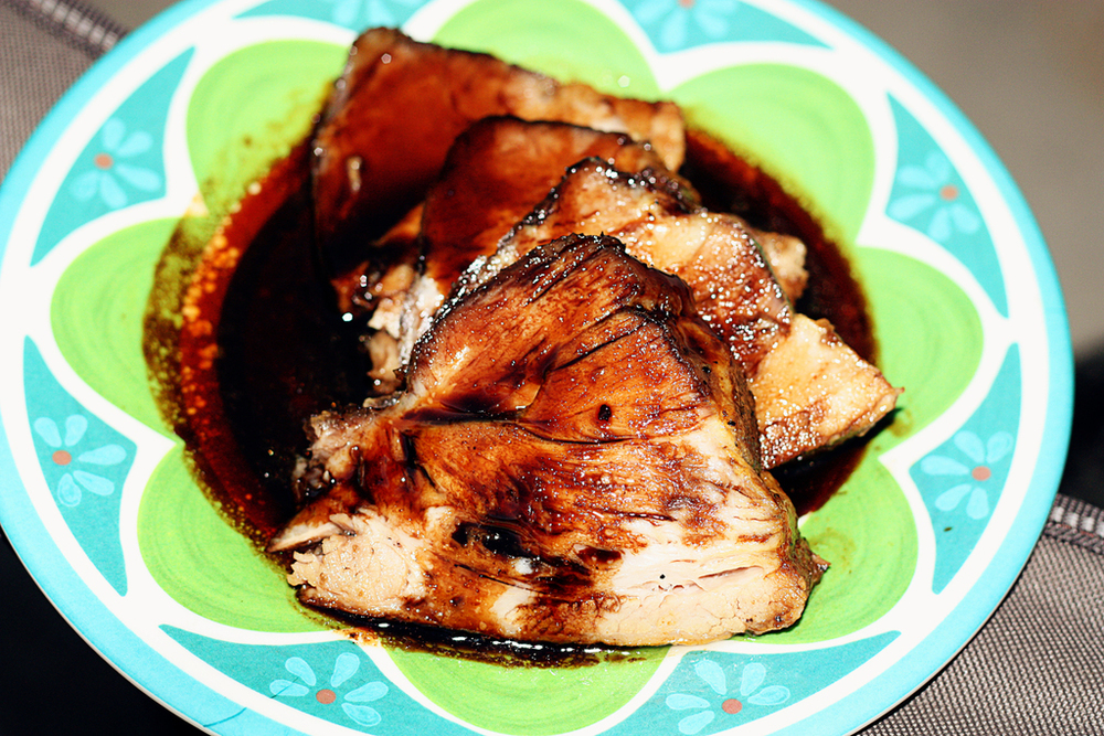 Brown Sugar Balsamic Glazed Pork Loin di Lisa Evanoff - Recipefy