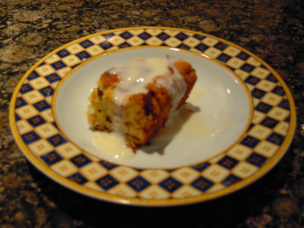 Panettone Bread Pudding with Amaretto Sauce di Elaine Crawford Daguanno - Recipefy