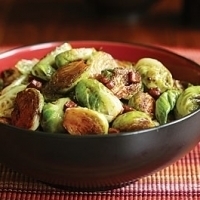 Balsamic Glazed Brussels Sprouts With Pancetta of Christopher R McGuire - Recipefy