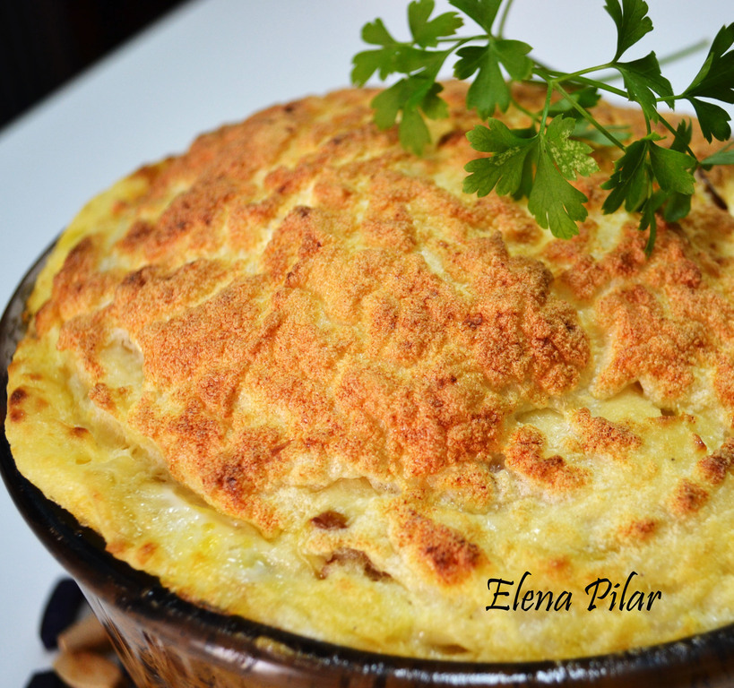 Soufflé de Coliflor y Puerros de Gastronomía_y_Salud Elena Pilar - Recipefy