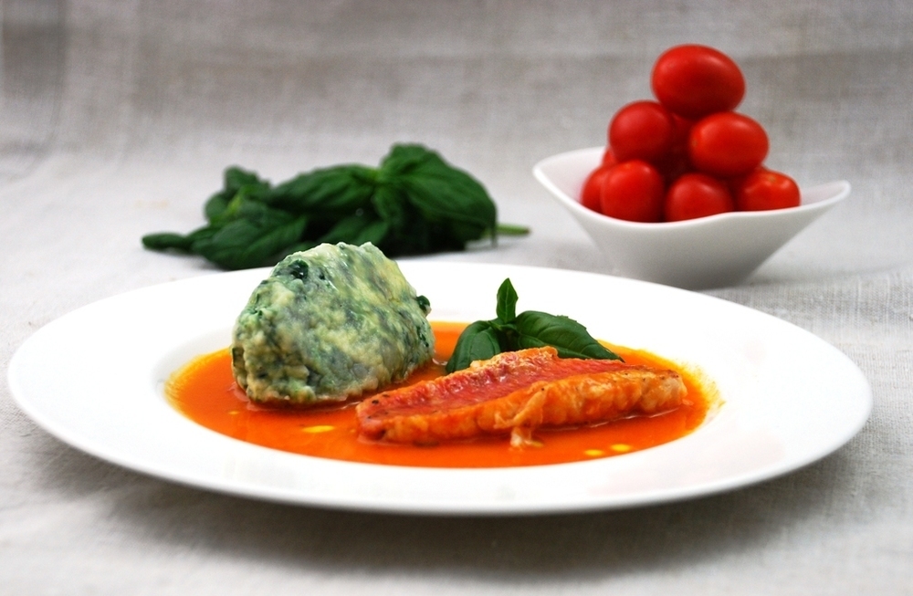 Gnudo in guazzetto di triglia of Katrina Malcolm - Recipefy