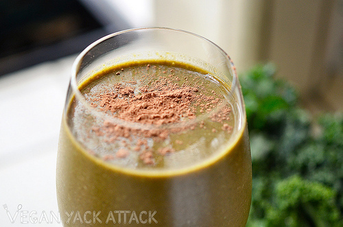 Raw Cacao Green Smoothie of Tyler Renshaw - Recipefy