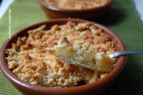 Crumble aux pommes du chat qui tousse de Guillaume VALLET - Recipefy