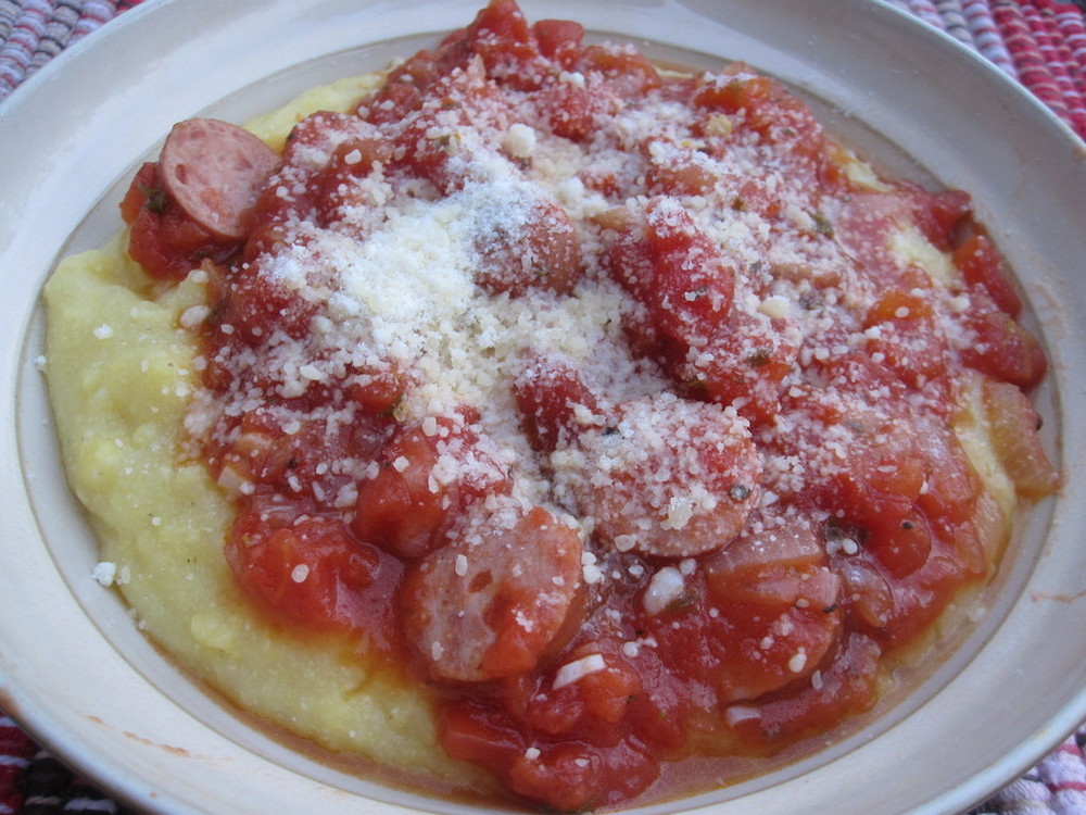 Parmesan Polenta and Spicy Sausage of Michelle - Recipefy