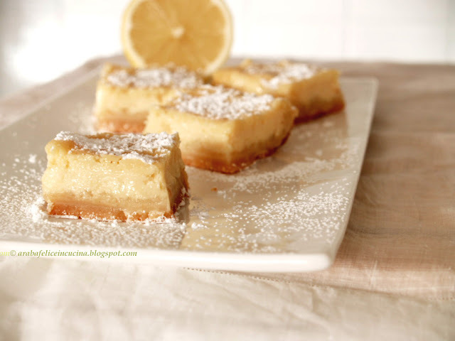 Creamy lemon squares of Chiara Cobianchi - Recipefy
