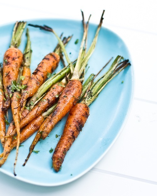 Grilled Carrots with Lime and Cilantro di Kelly Snyder - Recipefy