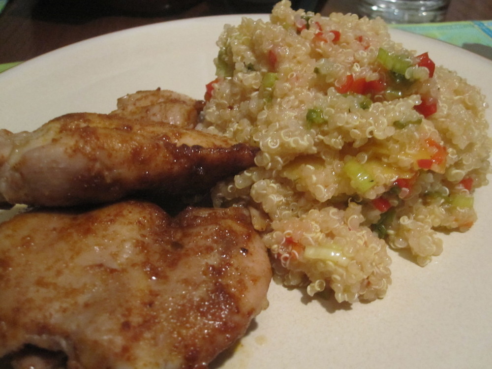 Quinoa Salad with Peaches de Michelle - Recipefy