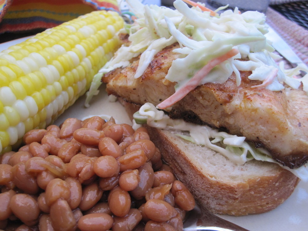 Open Faced Blackened Catfish Sandwiches de Michelle - Recipefy