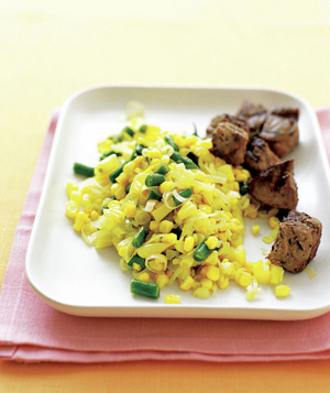 Summer Succotash and Spiced Lamb di Kelly Snyder - Recipefy
