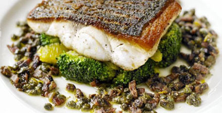 Pan Fried Sea Bass de Jay Dowd - Recipefy
