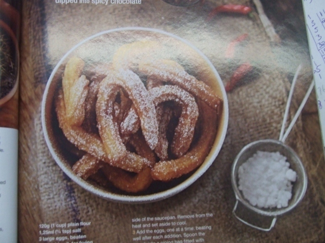 Churros with spiced chilli chocolate of Forbidden - Recipefy