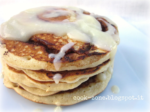 Cinnamon roll pancakes di Inés De Suárez - Recipefy