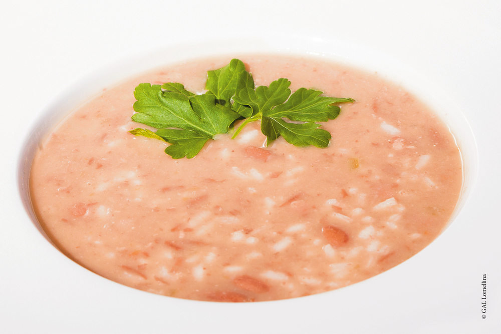 Minestra di Arborio con Borlotti di Gambolò di GAL Lomellina - Recipefy