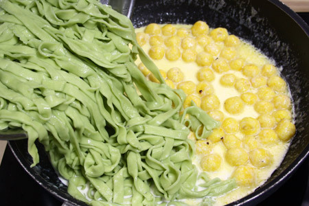 Tagliatelle mimosa di Diana - Recipefy