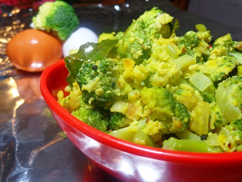 Broccoli Egg Thoran of Kitchen Snippets - Recipefy