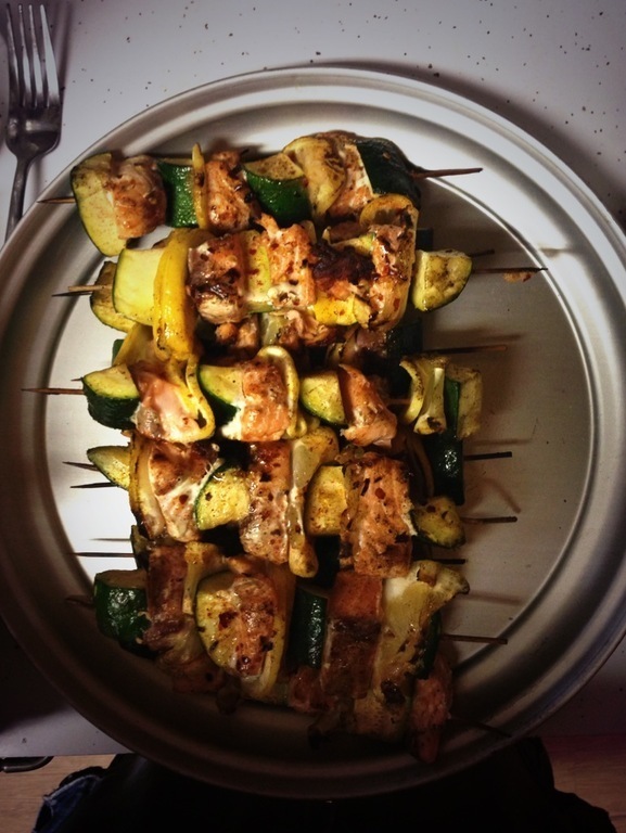 Salmon Kabob de Brett - Recipefy