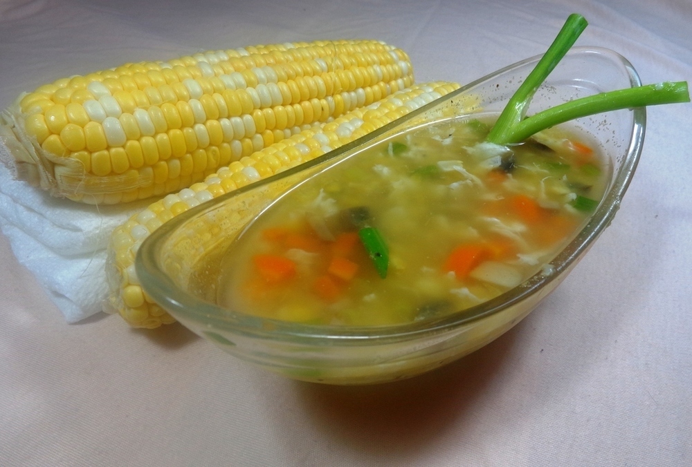Sweet Corn Vegetable Soup of Kitchen Snippets - Recipefy