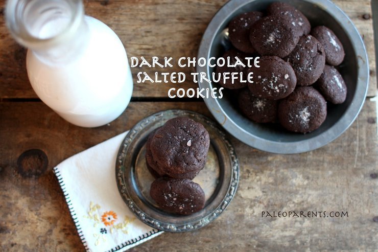 Salted Dark Chocolate Truffle Cookies di Lori McAleer - Recipefy