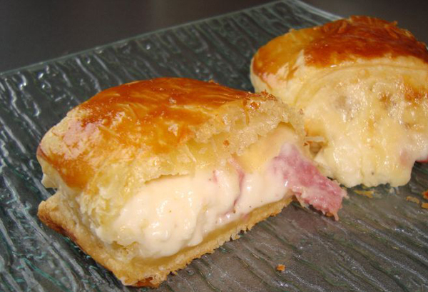 Millefeuille with bacon and cheese de alexia2 - Recipefy