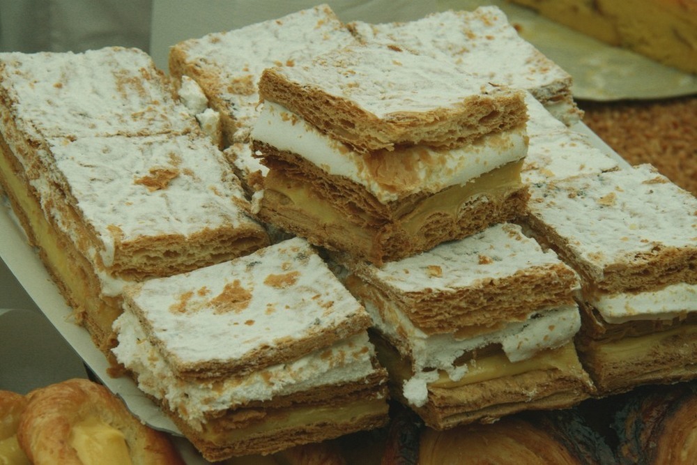 Mil hojas de Crema pastelera y Nata di luissiles - Recipefy