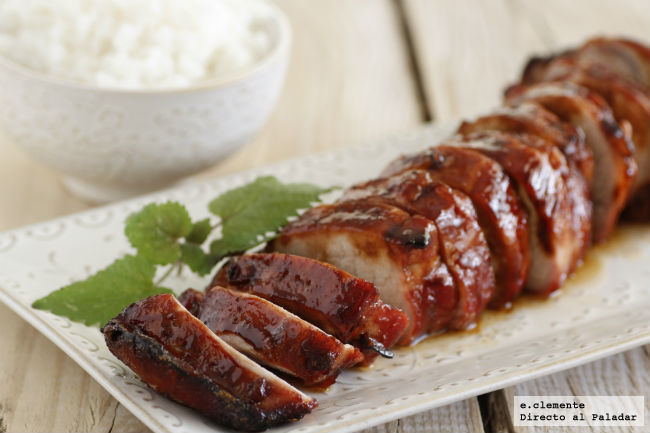 Solomillo de cerdo laqueado a las cinco especias de Angel Romero - Recipefy