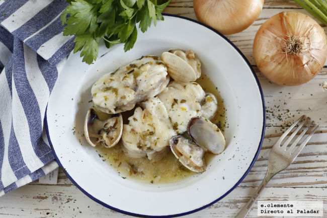 Rape en salsa verde con almejas di Angel Romero - Recipefy