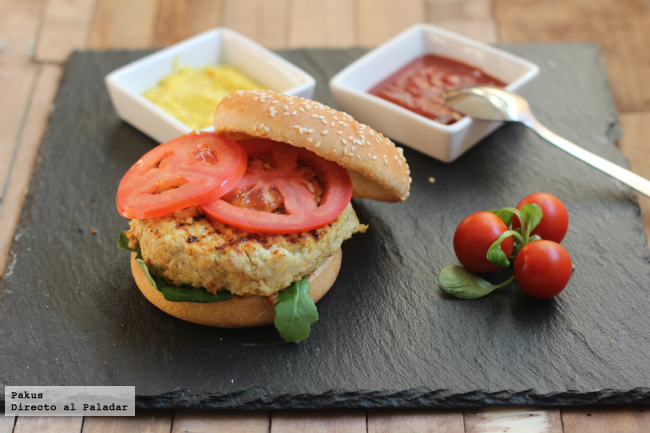 Hamburguesas caseras de pollo al curry de Angel Romero - Recipefy