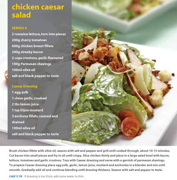 Chicken Caesar Salad Recipe de Theodoros Dionysiou - Recipefy
