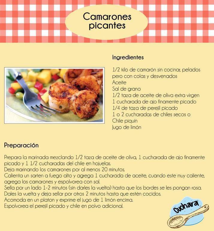 CAMARONES PICANTES of casama - Recipefy