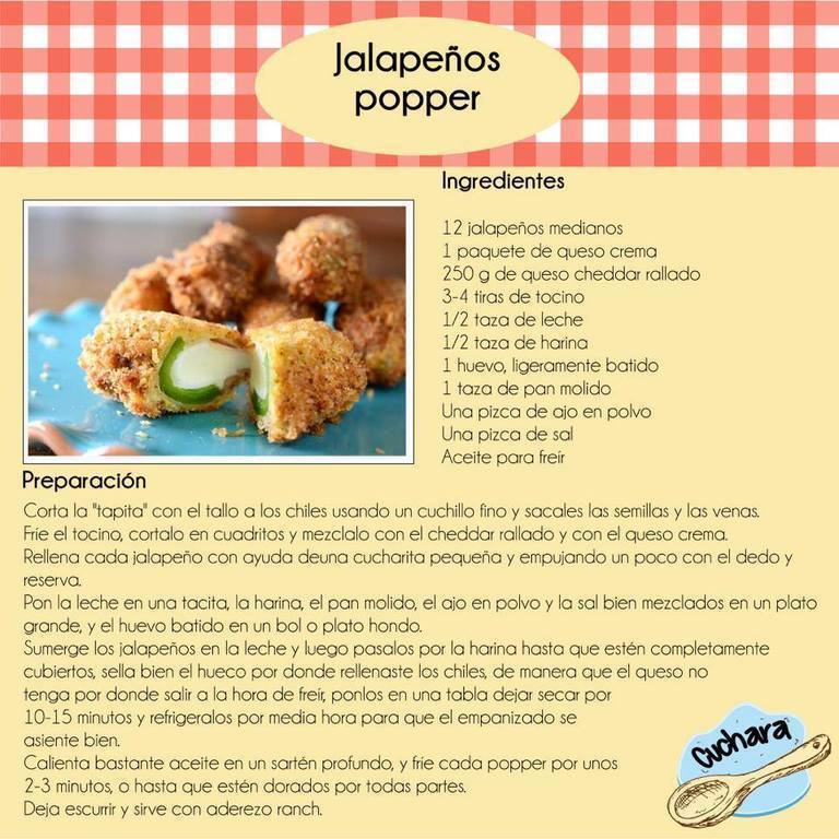 JALAPEÑOS POPPER di casama - Recipefy