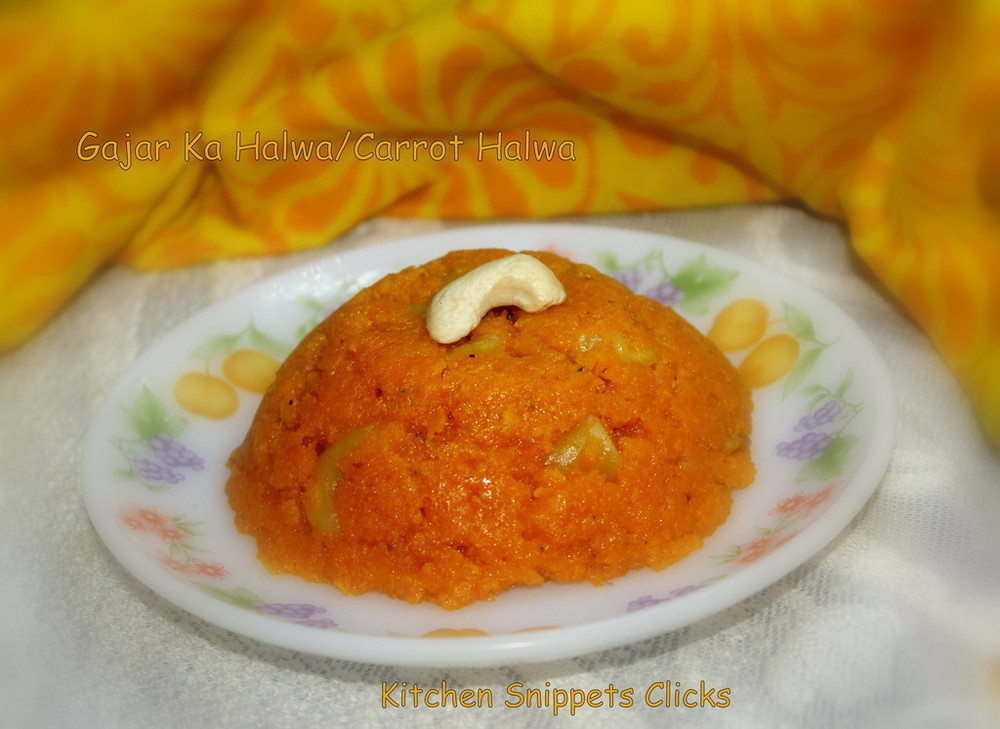 Gajar Ka Halwa/Carrot Halwa of Kitchen Snippets - Recipefy