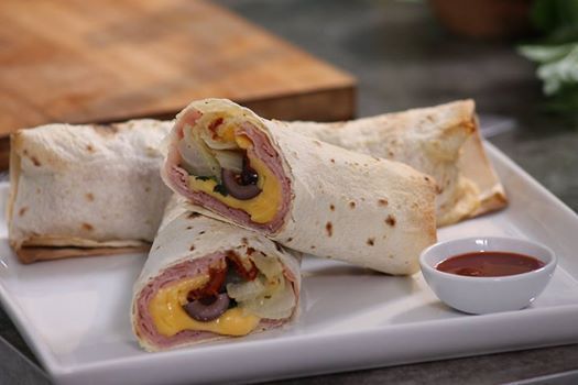 Wraps de jamón y aceitunas negras of Brenda Paola - Recipefy