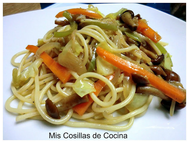 Espaguetis al estilo oriental of Brenda Paola - Recipefy