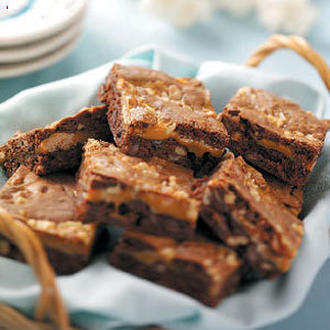 Turtle Brownie Supreme of Revival-Dinner for 8 - Recipefy