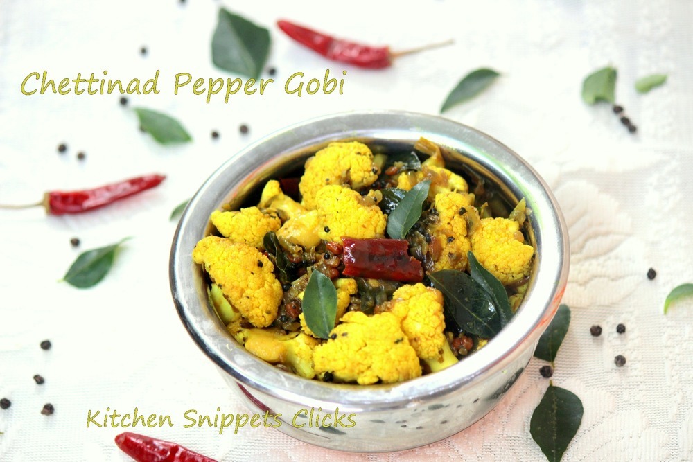 Chettinad Pepper Gobi di Kitchen Snippets - Recipefy