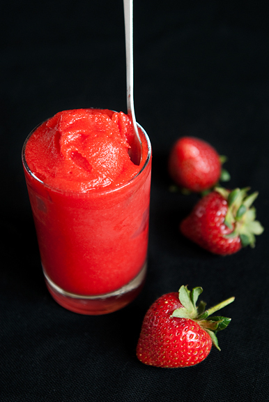 Strawberry Sorbet of Andrea Metzger Emling - Recipefy