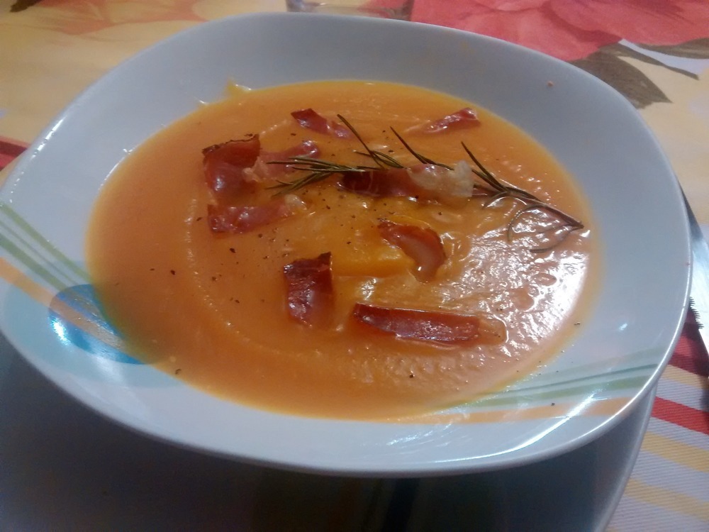 Zuppa di Zucca e Speck de Vittorio Pavesi - Recipefy