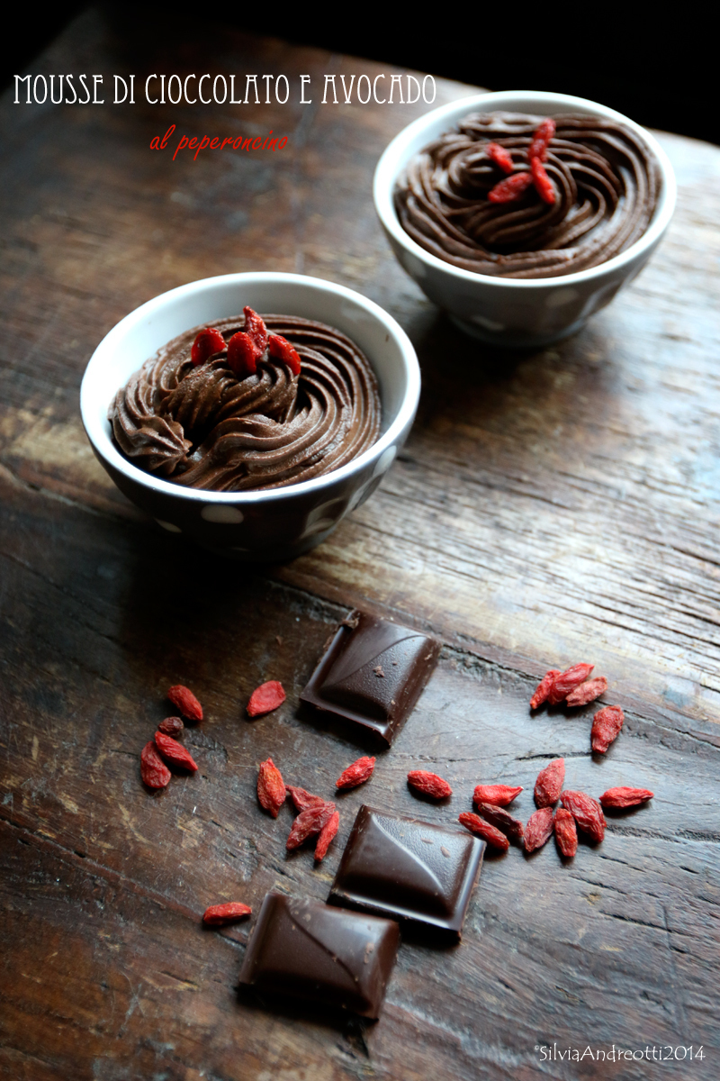 Mousse di cioccolato e avocado al peperoncino de Valentina - Recipefy